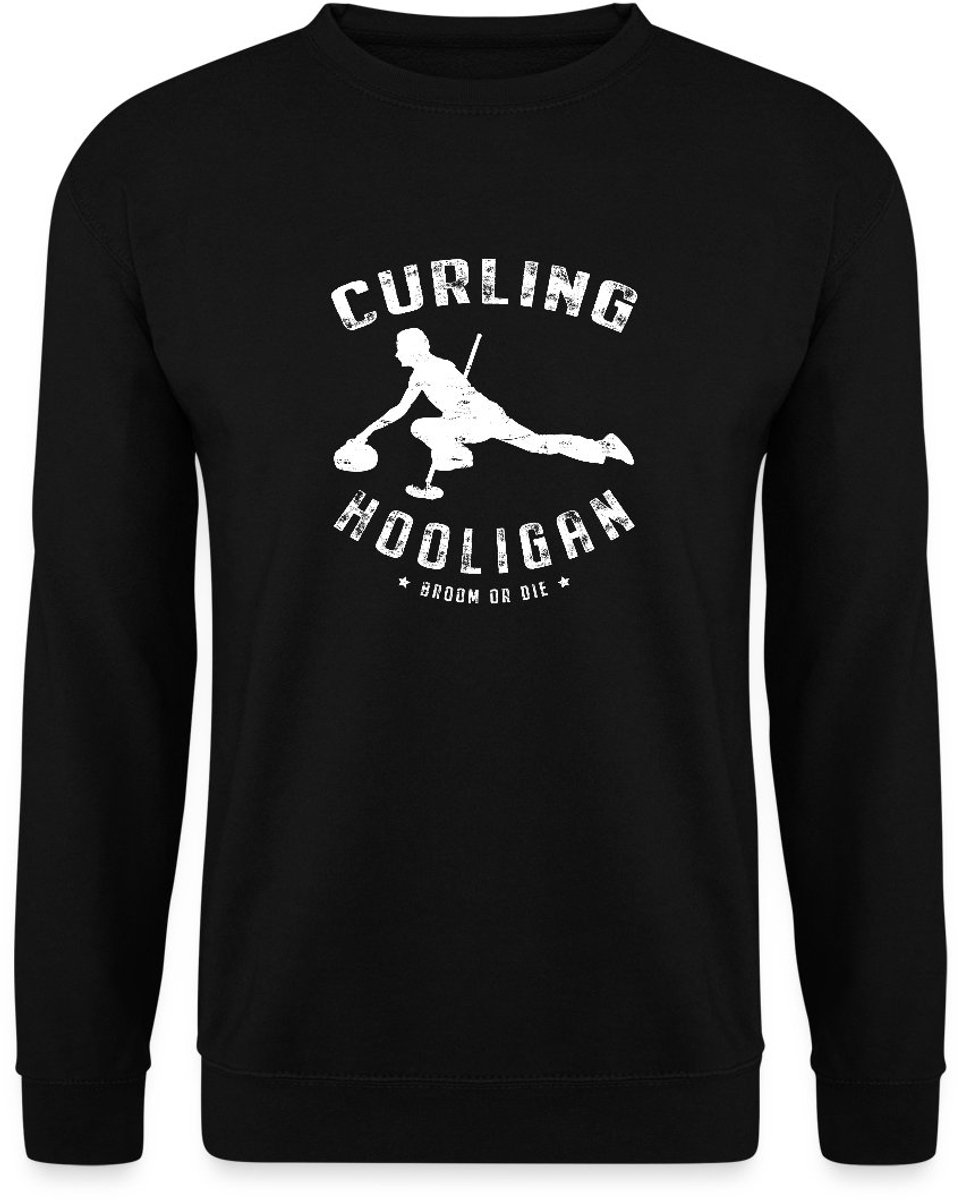 Curling Hooligan Grappig Sweater Heren