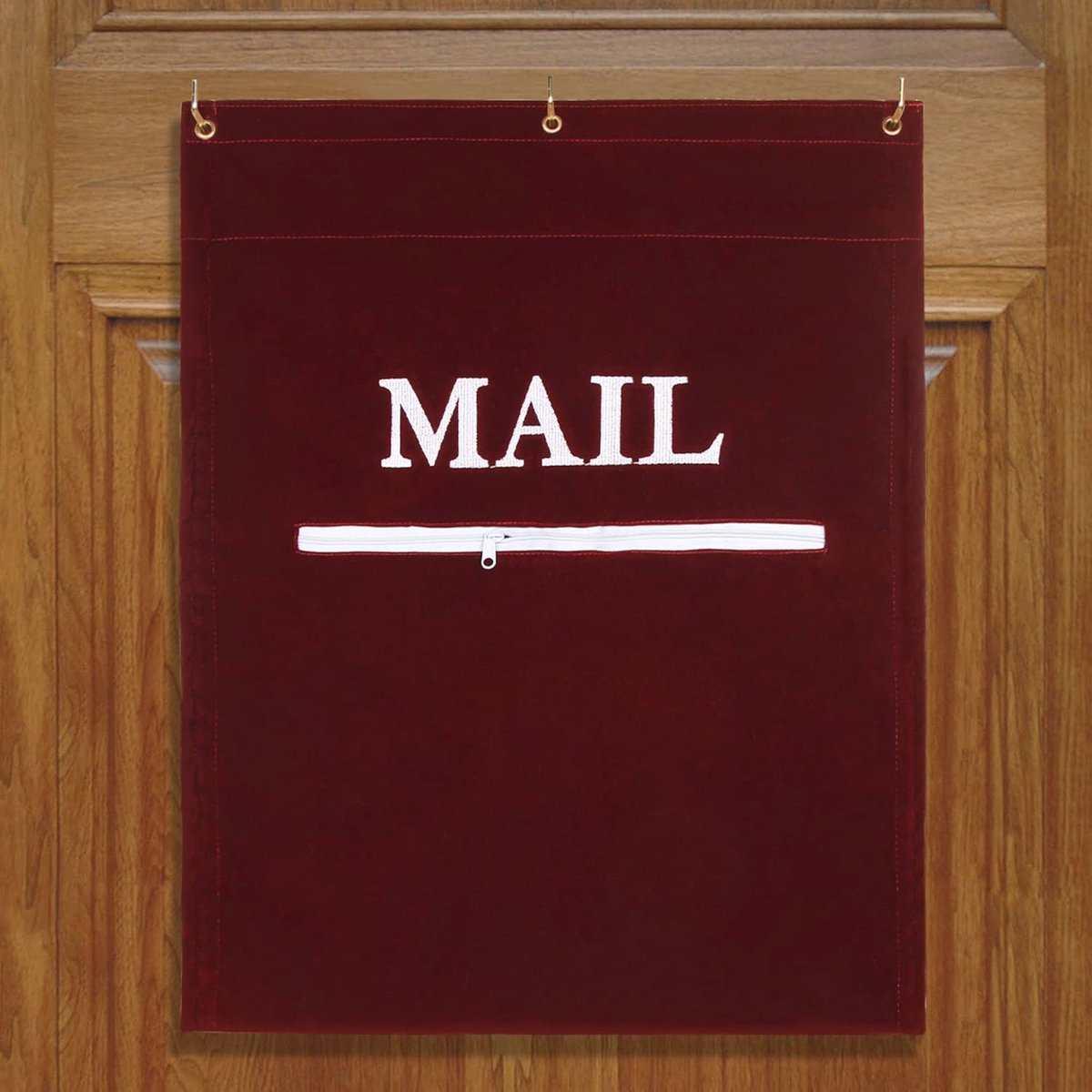 Efficiënte Post Organizer voor Deurbrievenbussen - Geleverd in Maroon