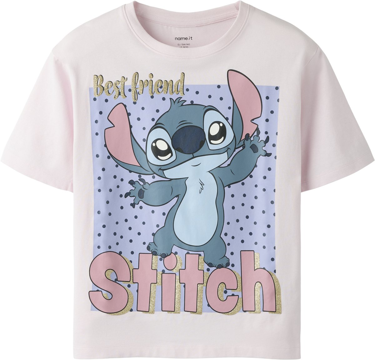 NAME IT - NKFADARA STITCH SS NREG TOP BOX NOOS WDI - Meisjes - T-shirts