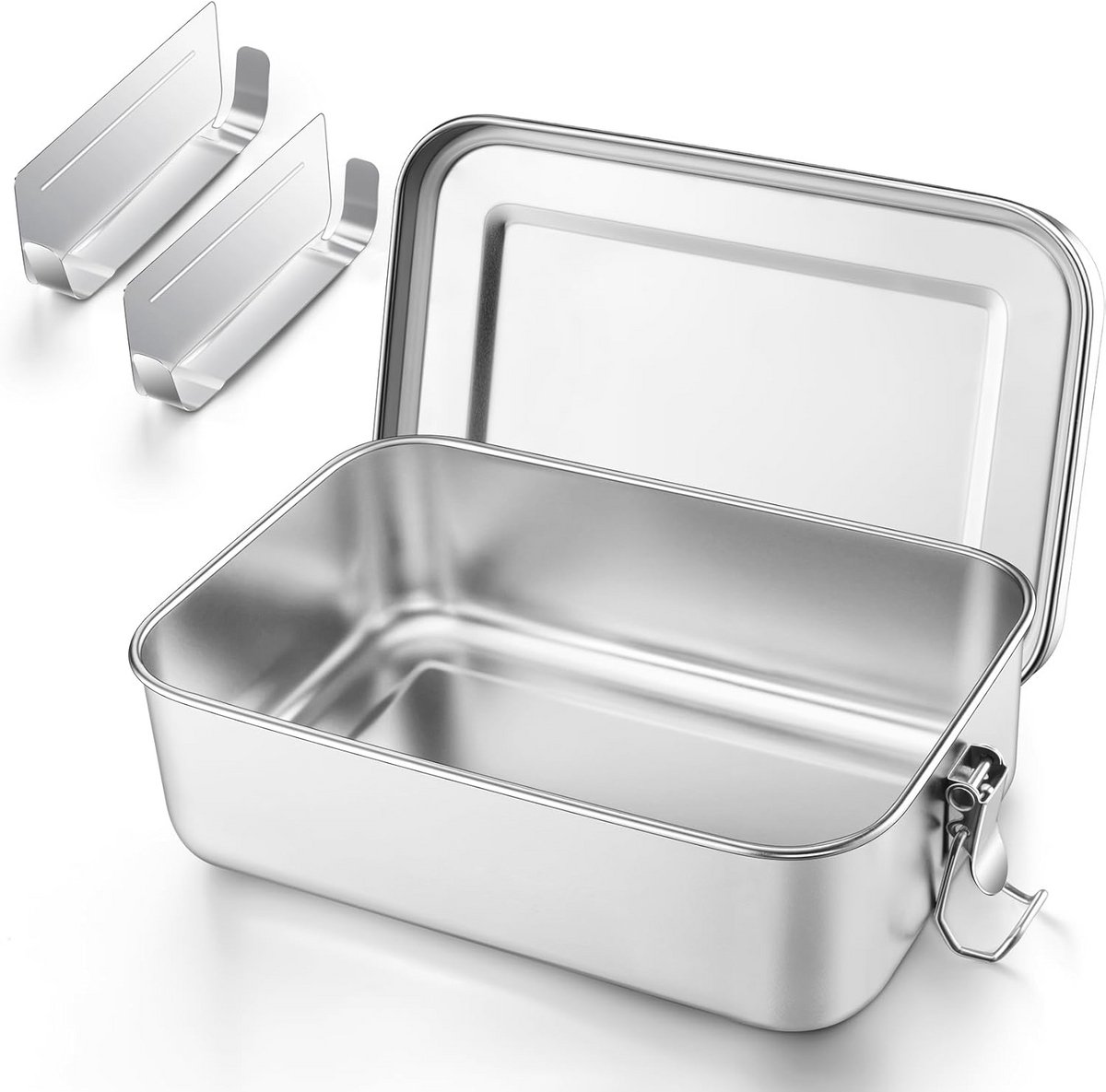 Roestvrijstalen broodtrommel 20 cm - 1400 ml