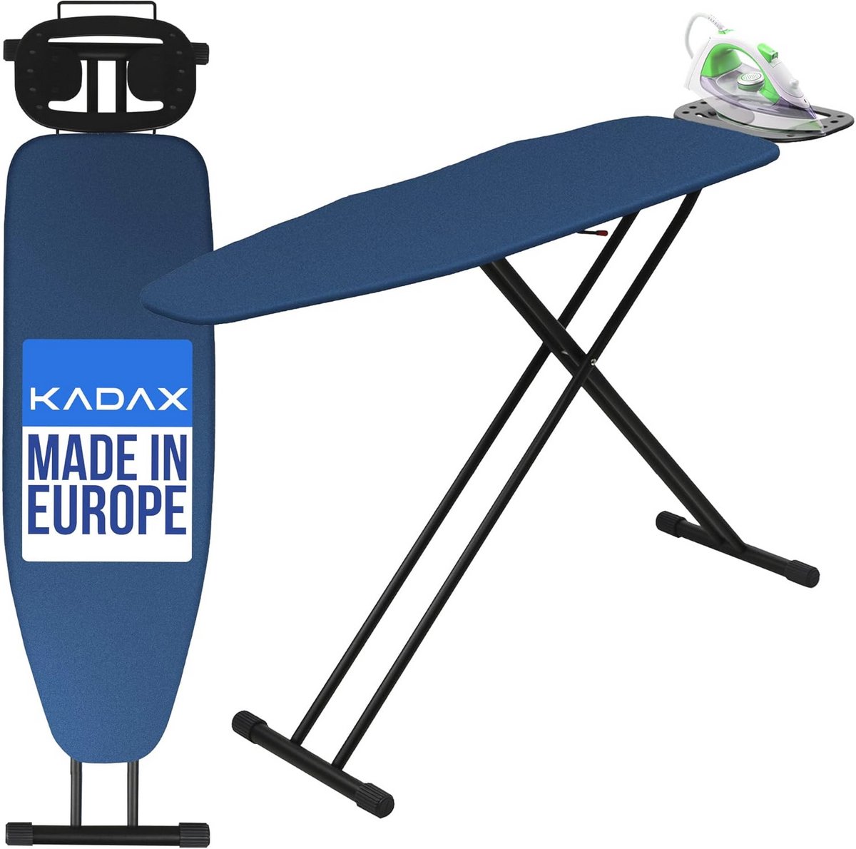 Inklapbare Strijkplank met Verstelbare Hoogte en Anti-slip Voetjes - 120 x 38 cm