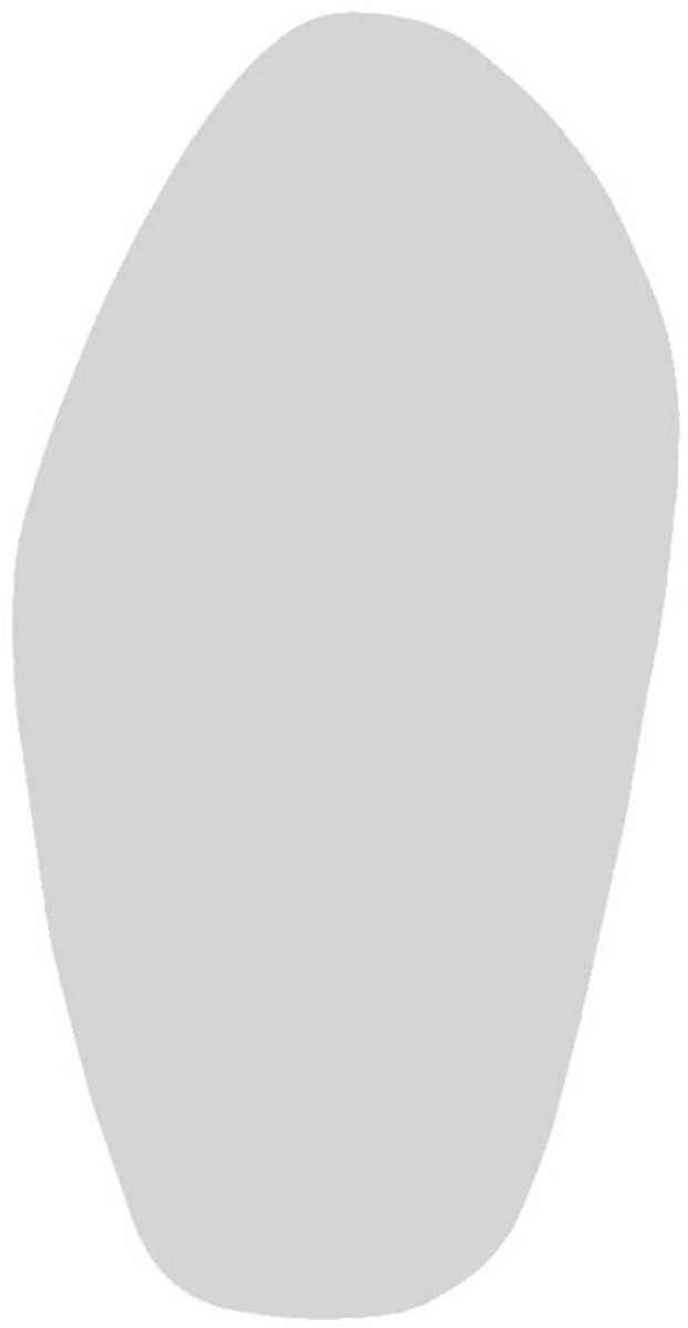 Sunleaf - Organische spiegel 60x120cm