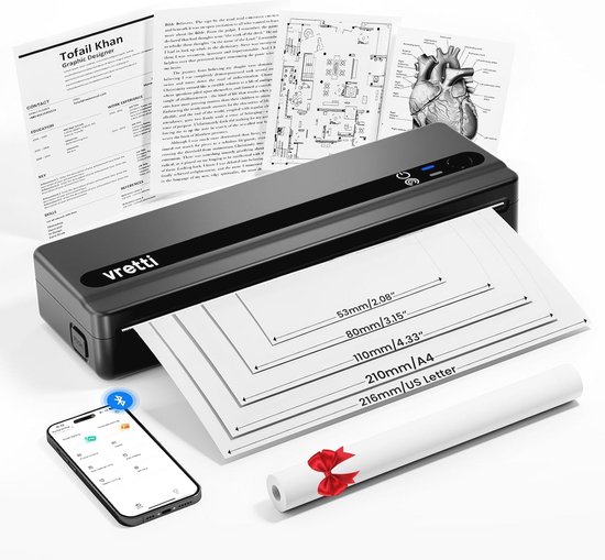Itari 520BT Impresora Térmica, Impresora Etiquetas Autoadhesivas 4x6
