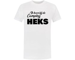 Ik hoor bij de Camping Heks Heren T-shirt - festival - vriendenweekend - grappig vakantie - shirt