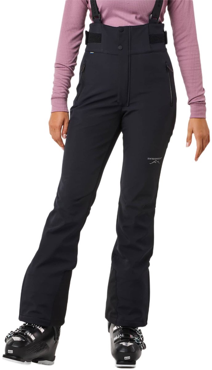 Swedemount Vail Softshell Skibroek dames Zwart