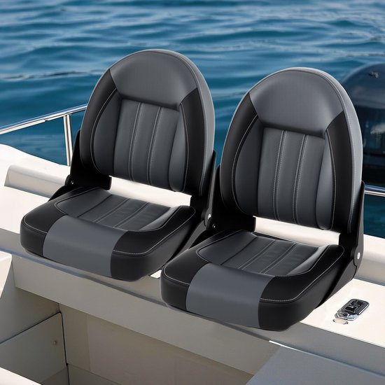 ARC Marine ARC Bootstoel teak/RVS luxe zitting navy € 459,00