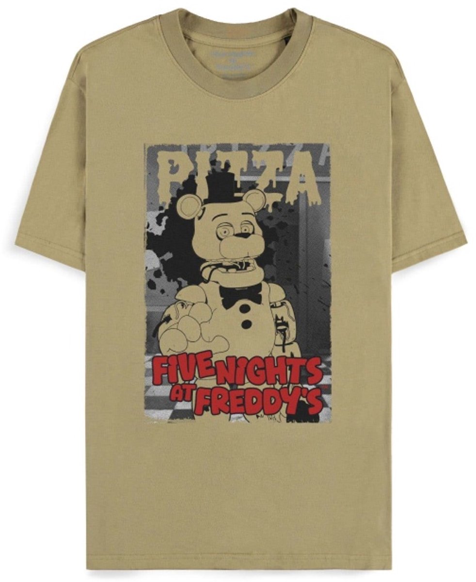 Five Nights at Freddy's - Pizza Heren Tshirt - XL - Groen
