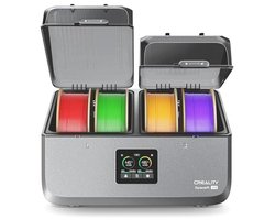 Filament Droger - 3D Printer Accessoire - Print Kwaliteit Verbeteren - Dubbele Verwarmingskamers - Droogt 4 Rollen - Wit