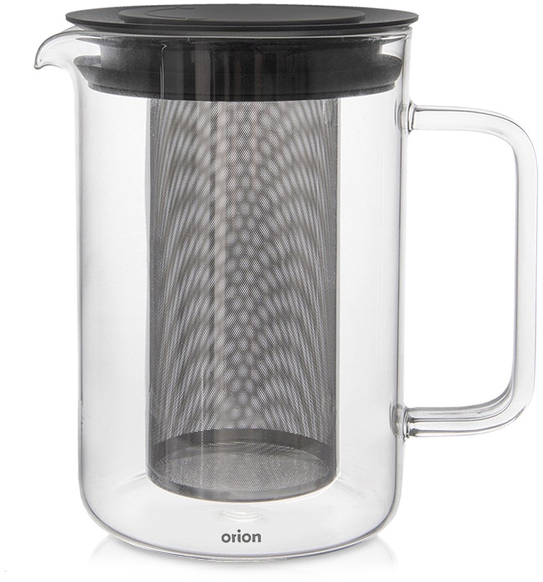 Theepot met Filter Glas Hittebestendig 1,55 l - Koffie- en Thee Pot - Infuser - Theezeef - Filter - Zeef