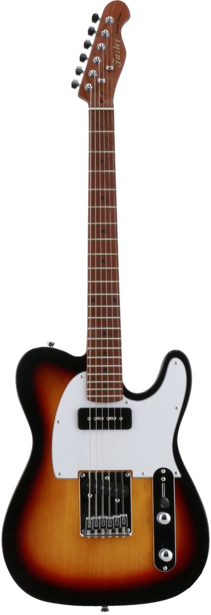Fazley Sunset Series Tempest 90 3-Color Sunburst elektrische gitaar met gigbag