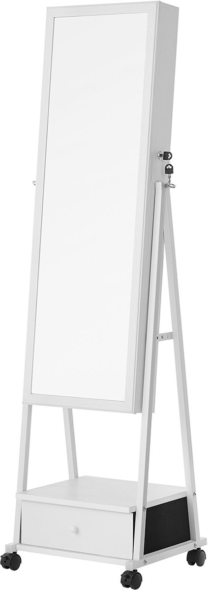 Sieradenorganizer – Afsluitbaar – Met lade – Zwart