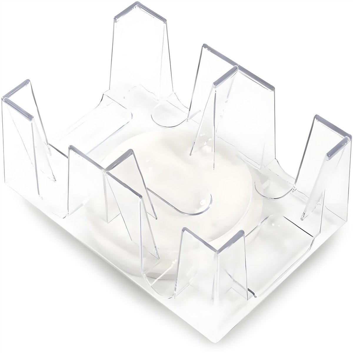 Draaibare kaartenhouder, handige plastic kaartenhouder, transparante organizer voor kaartspellen
