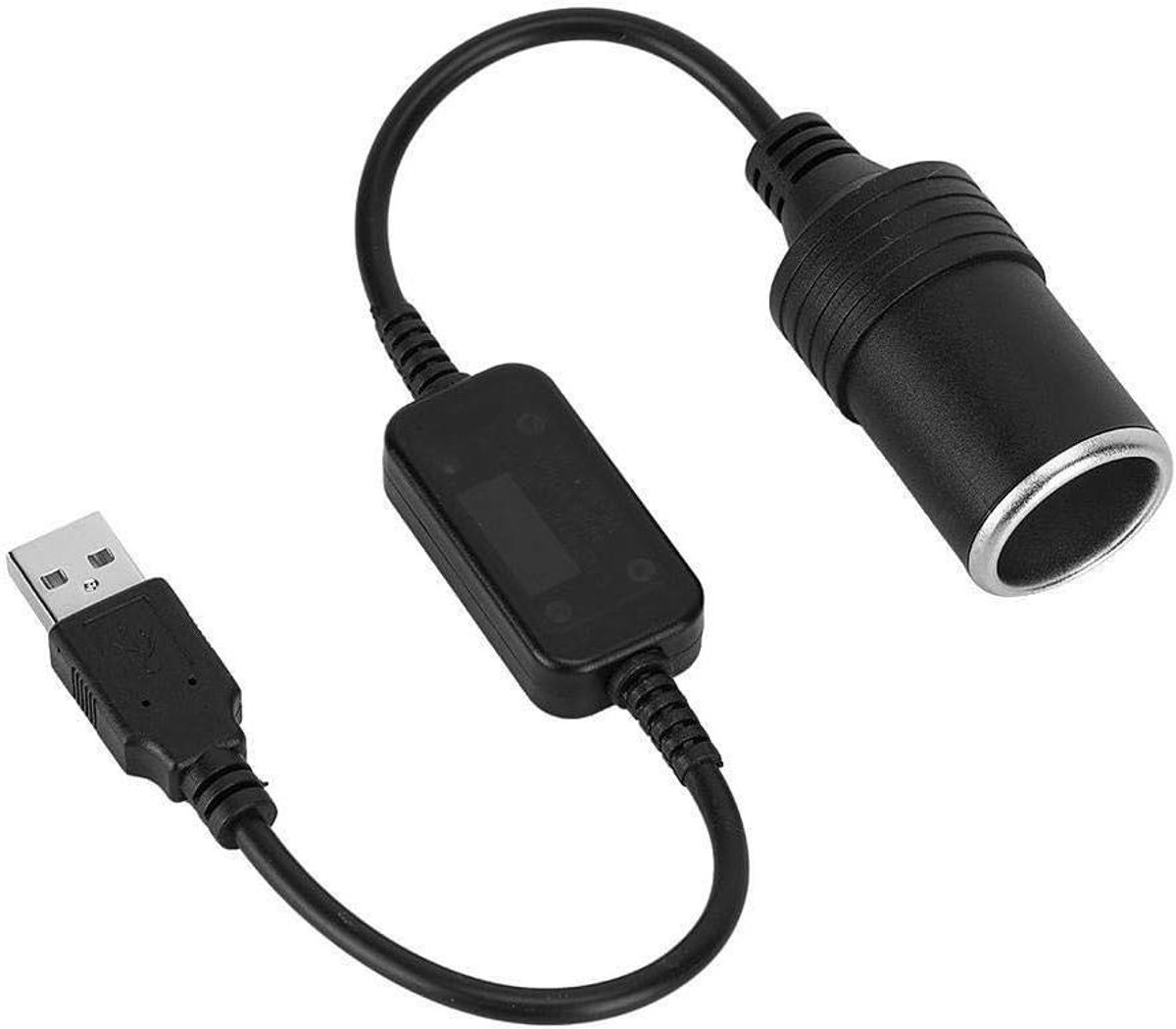 Ronte - Auto USB sigarettenaansteker adapter voor 12V naar USB 5V converter - Kabel omvormer voor in de auto.