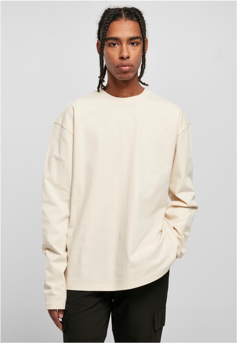 Urban Classics Ultra Heavy Oversized Longsleeve shirt L Ivoorkleurig