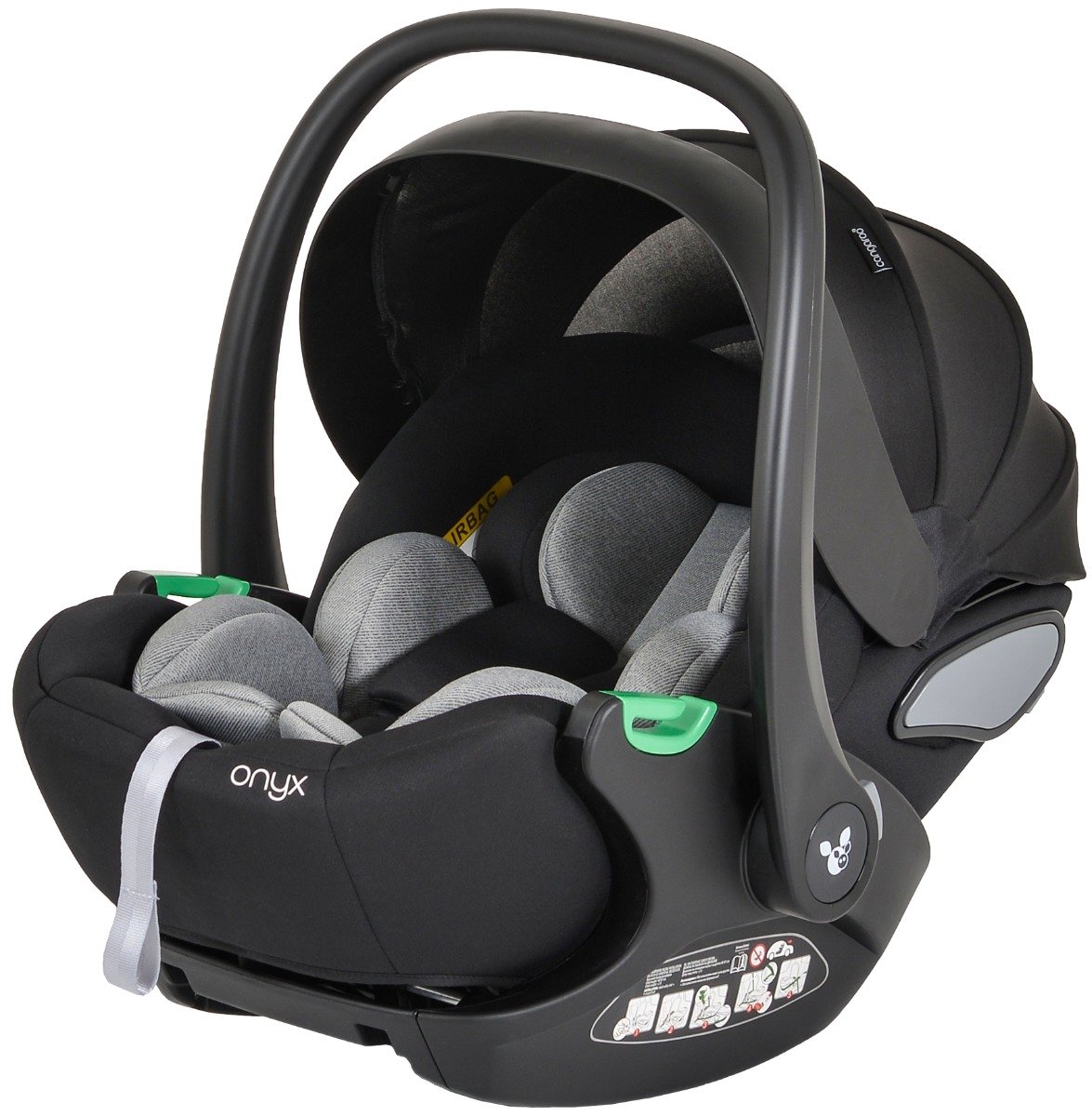 Cangaroo Onyx Grey 40-87 cm i-Size Autostoel