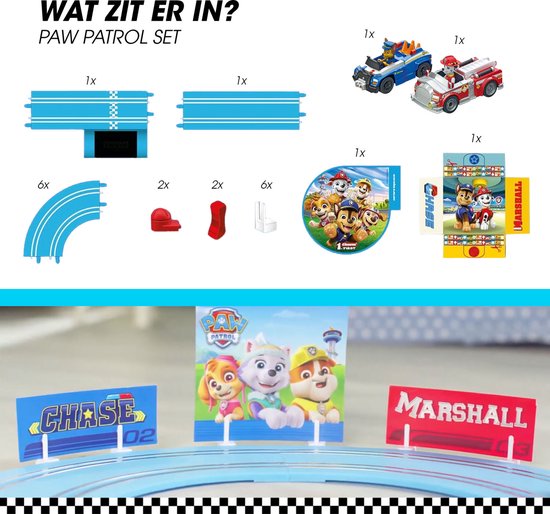 Carrera FIRST Paw Patrol On a Roll autópálya 2,4m Carrera FIRST Paw Patrol On a Roll autópálya 2,4m