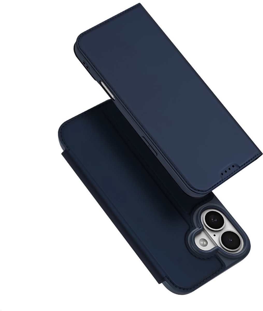 Dux Ducis Geschikt voor iPhone 17 hoesje - Slim bookcase - Blauw