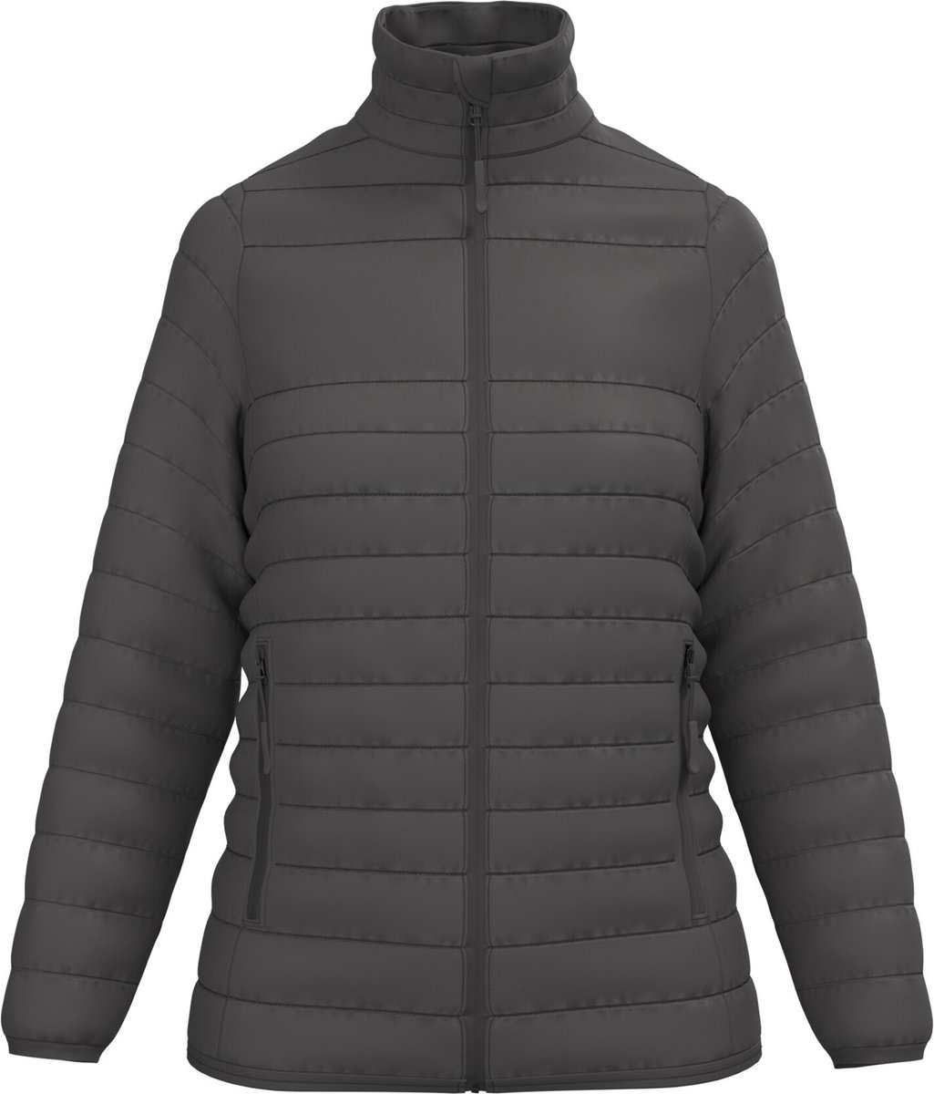 iDeal Basic Brand Gewatteerde dames donsjas IB6176 Dark Grijs