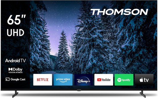 65 inch QLED Smart Android TV met Google Assistant en Dolby Digital | bol