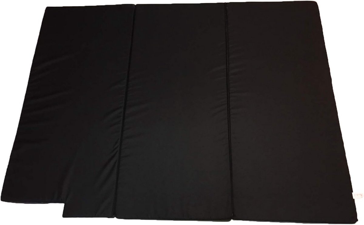 Inklapbaar Slaapmatras 185x138x6 cm - 3 Delig - Geschikt voor Bus, Camper en Camping