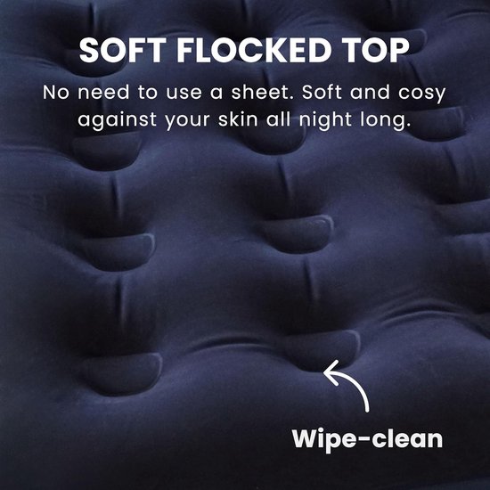 Comfortabel Eenpersoons Luchtbed - Snel Opblaasbaar & Waterdicht - Ideaal als Campingmatras voor Volwassenen en Kinderen van Comfortabel. — afbeelding 5