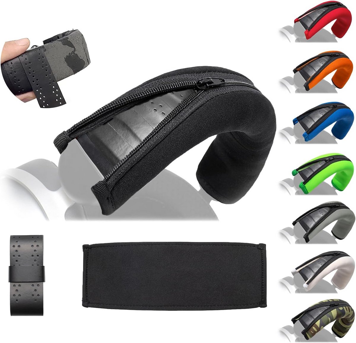Verstelbare Hoofdband Kussen voor Headset - Geschikt voor Diverse Modellen