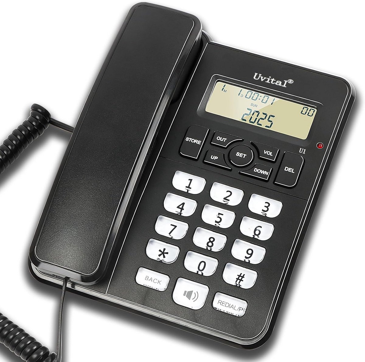 Vaste Telefoon met Snoer voor Thuis, Kantoor en Hotel - Nummerweergave & Luidspreker