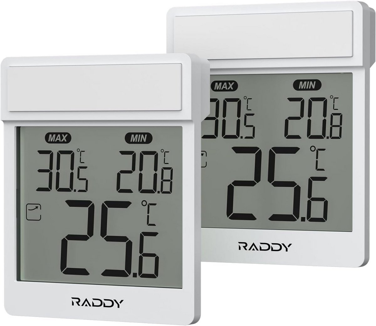 Draadloze Buiten Digitale Thermometer en Hygrometer met Groot Display