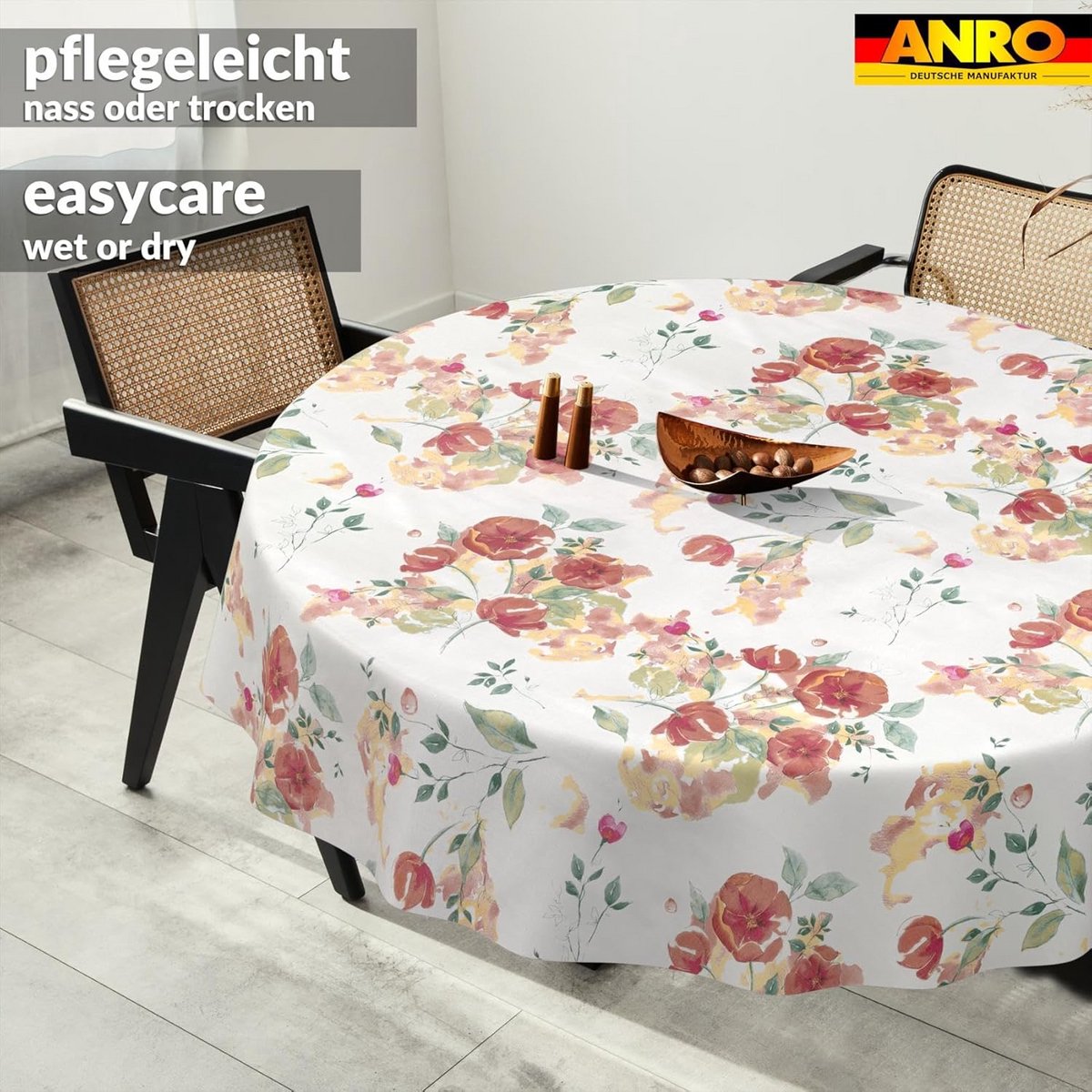 Rond Tafelkleed Ademend Waterafstotend Lotus Effect Onderhoudsvriendelijk 100 cm