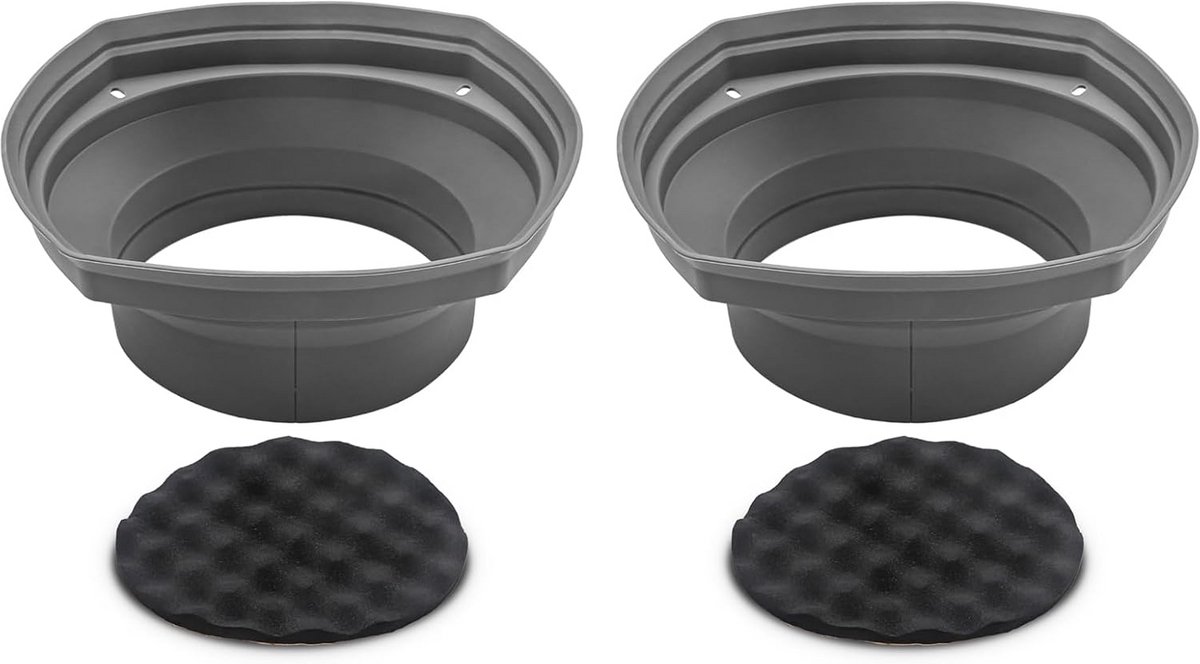 Opvouwbare Siliconen Luidspreker Baffles 6x9 Inch voor Verbeterde Geluidskwaliteit en Bescherming