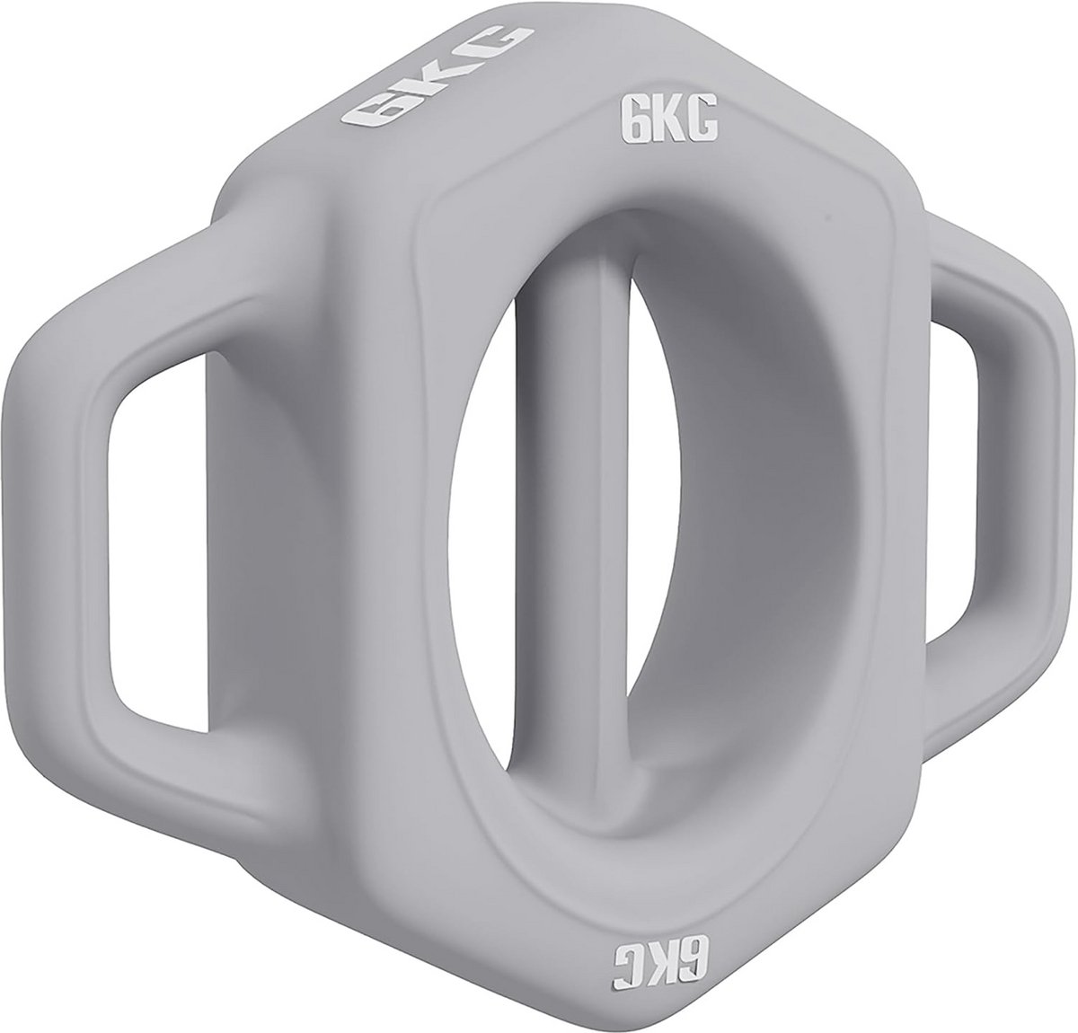 3-in-1 Halterset: Dumbbell, Kettlebell en Gewichtsschijf (6 kg)