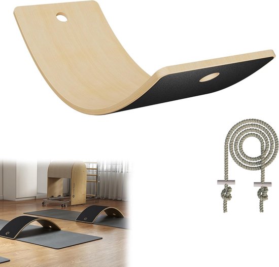 Bamboe schuifplank voor Thermomix TM7, met 360° wielen antislip rubberen voetjes voor snel bewegen/veilige grip, het werkblad krast niet, accessoires voor