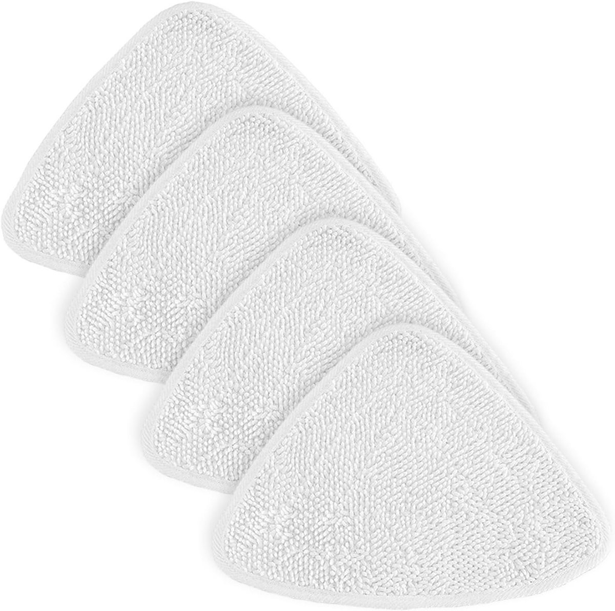 4 Stuks Driehoekige Microvezeldoek Hoezen voor Stoomreiniger - Wasbaar en Herbruikbaar