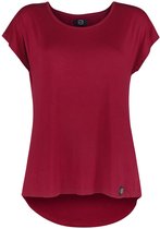 R.E.D. Rock-Engineered Design Rood los basic T-shirt Vrouwen - M