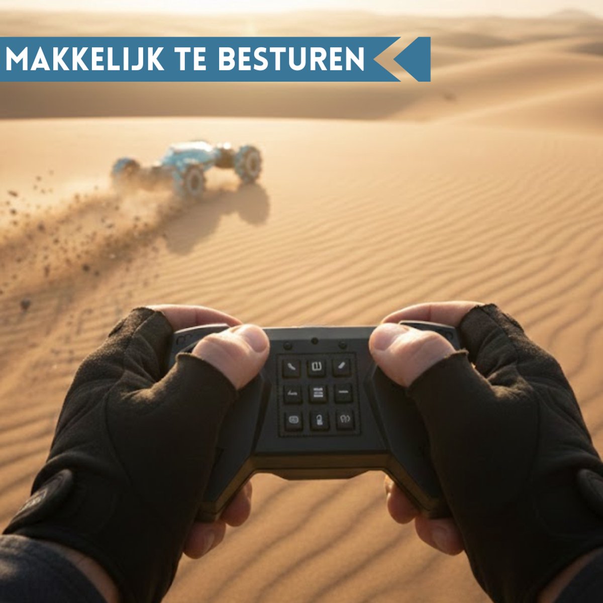 Bestuurbare Auto Stunt Editie – RC Auto - Met Hand Afstandsbestuurbare Auto – Radiografisch – Voor Jongens en Meisjes – Race Auto 360 Graden - Met Extra Accu — afbeelding 5