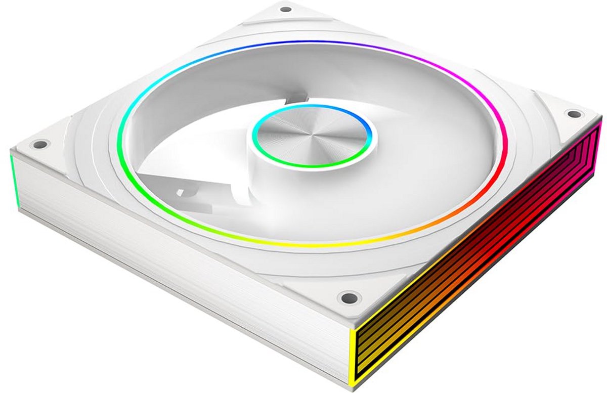 140mm ARGB Ventilator Omgekeerde Flow - Geschikt voor Kast Voor- en Achterzijde Montage