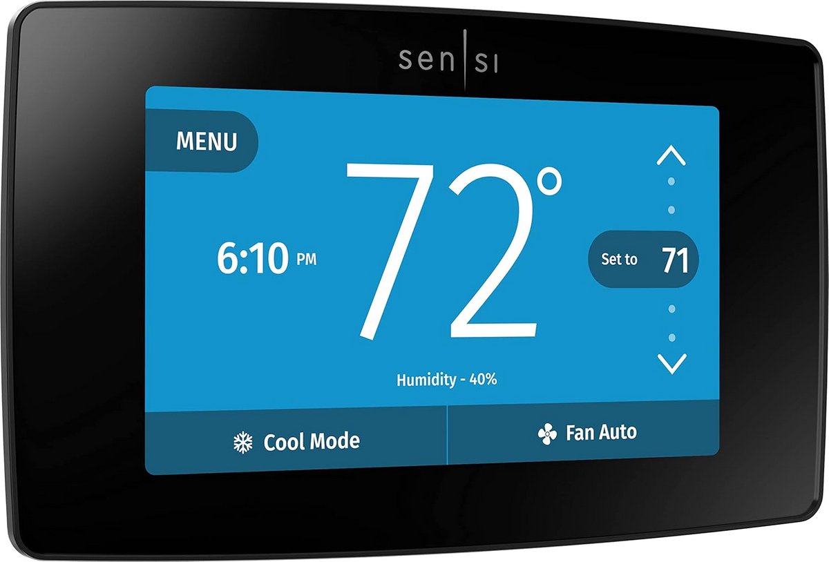 Slimme Wifi Thermostaat met Kleur Touch Screen - Energiebesparend en Intuïtief