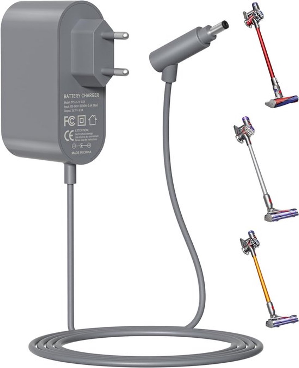 Model:DYS-26.1V-0.78A Oplader Geschikt voor Dyson V6 V7 V8 - Vervangende Oplader Geschikt voor Dyson - Universeel - Battery Charger - Stofzuigeradapter - Voor Dyson Steelstofzuigers