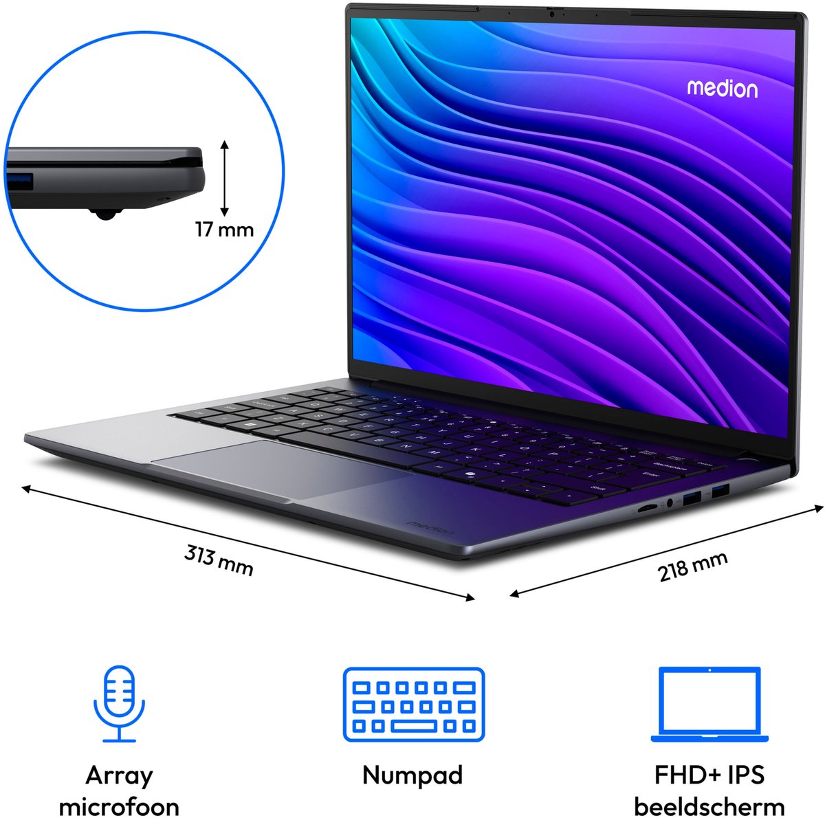 Medion Avantum 17 E1e MD600001 NL 17'' laptop