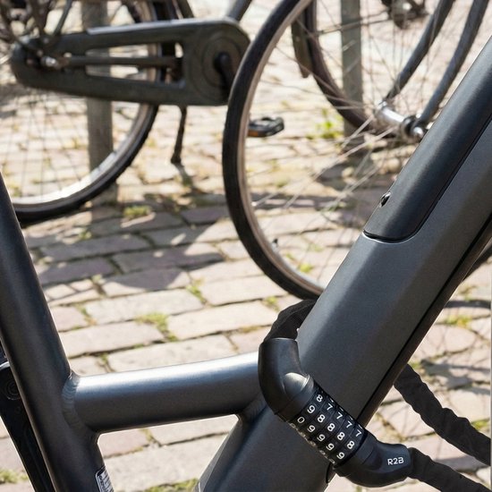 KOHLBURG massief 110 cm fietsslot met cijfercode en maximale