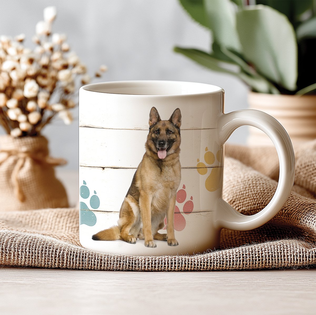 Mok - 330 ML - Hond - Duitse herder - Koffiemok - Theemok - Thee of Koffie - Koffiebeker - Koffietas Geschenk Cadeau