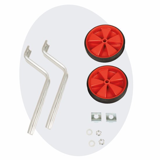 Voltano Zijwieltjes - Rood - 12-20 Inch - Zijwielen Voor Kinderfiets van Voltano — afbeelding 5
