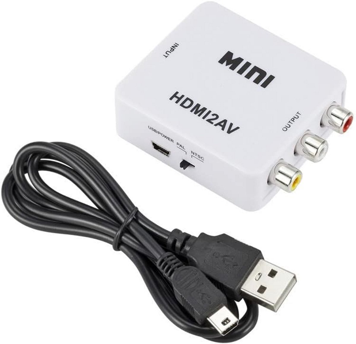 HDMI naar AV Converter Adapter 1080P naar Composite Video Audio RCA