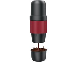 Draagbare handmatig drukbare koffiemachine - Elektrische Italiaanse espresso beker - Draagbare koffiepot voor poeder en capsules voor buiten gebruik