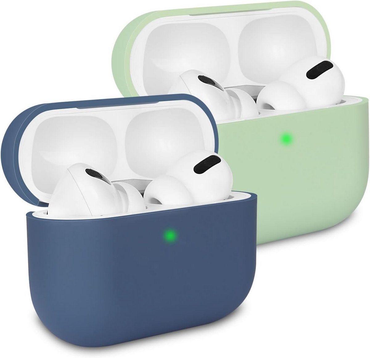 2x Beschermhoes voor AirPods Pro - Schokdicht Siliconen Hoesje - Dun & Antislip