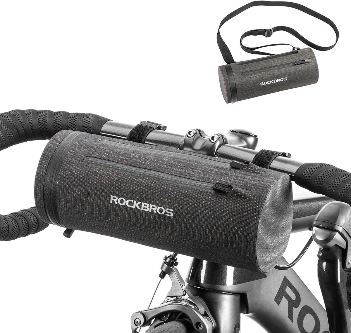Waterdichte Fiets stuurtas Framebag Schoudertas - 2 Liter - Geschikt voor MTB en Racefiets