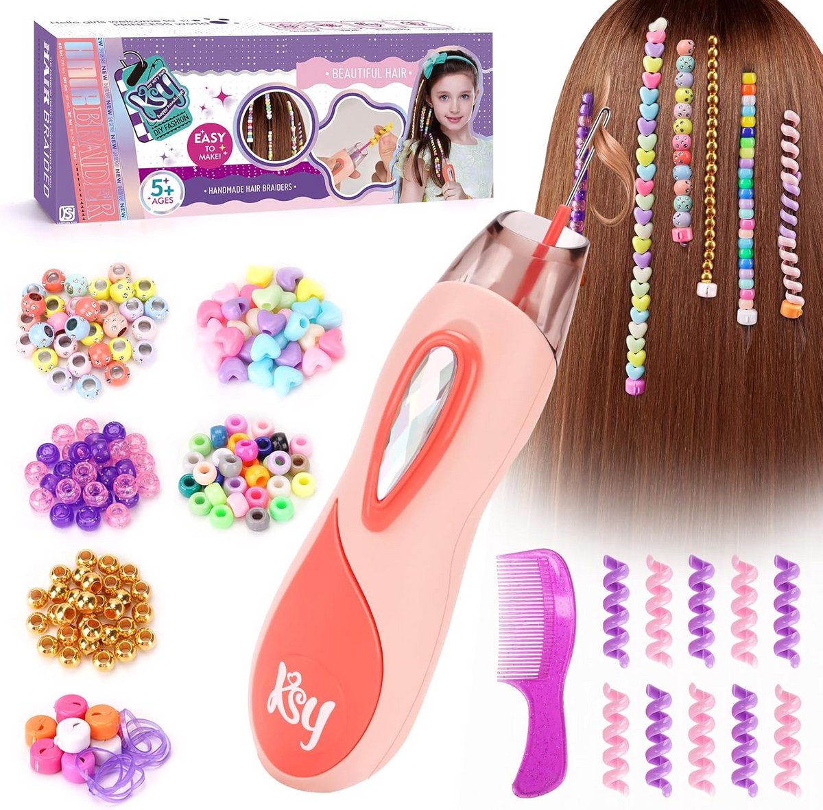 Creatieve haaraccessoires en vlechtmachine speelgoed voor meisjes 5 tot 12 jaar