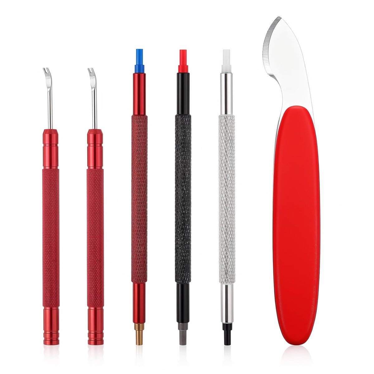 TRANKIELO® - Horloge Handen Reparatie Tool Kit - 6 Stks Hand Setting Tool - Krasbestendig en Gebruiksvriendelijk