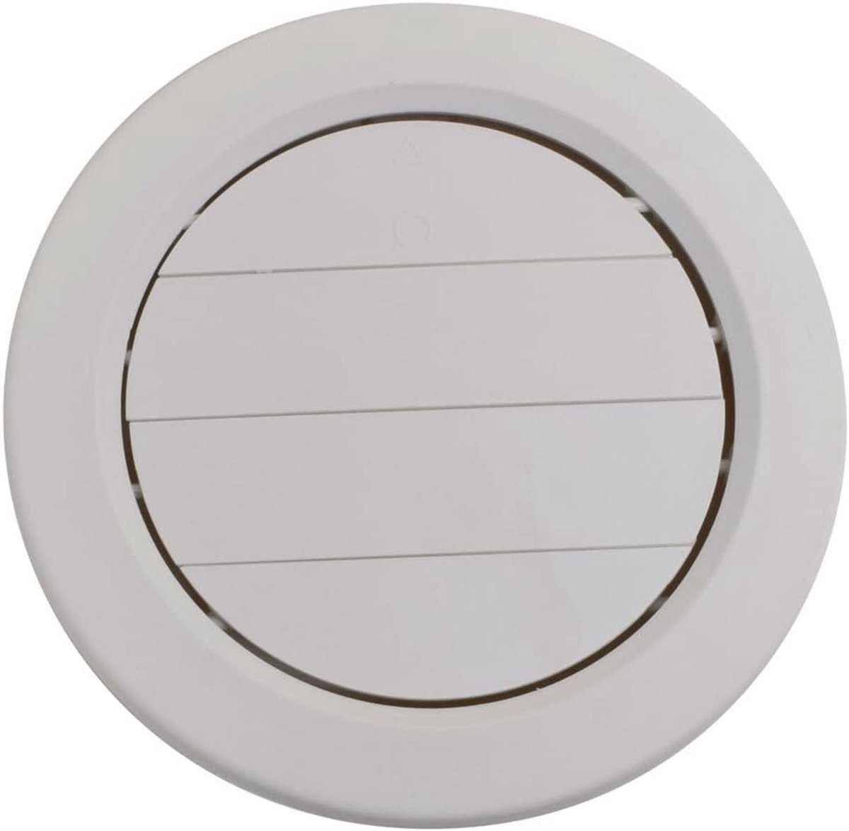 Regelbare Ventilatierooster voor Verwarming en Airconditioning Wit (12,7 cm aansluiting)