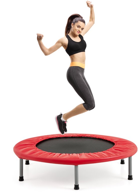 COSTWAY φ Mini-trampoline, 97 cm, opvouwbare trampoline, kindertrampoline tot 150 kg belastbaar, tuintrampoline, indoor- en outdoortrampoline voor kinderen en volwassenen